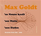 Max Goldt, Max Goldt - 'ne Nonne kauft 'ner Nutte 'nen Duden, 2 Audio-CD (Audio book)