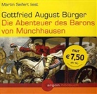 Bürger, Gottfried A. Bürger, Gottfried August Bürger, Martin Seifert - Die Abenteuer des Barons von Münchhausen, 2 Audio-CDs (Audio book)