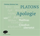Platon, Christian Brückner - Apologie, 1 Audio-CD (Hörbuch)