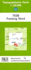 Topographische Karten Bayern - Bl.7536: Topographische Karte Bayern Freising Nord