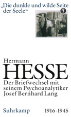 Hess, Herman Hesse, Hermann Hesse, Lang, Josef B. Lang, Josef Bernhard Lang... - 'Die dunkle und wilde Seite der Seele'