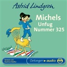 Björn Berg, Astrid Lindgren, Björn Berg, Manfred Steffen, Anna L Kornitzky - Michels Unfug Nummer 325, 1 Audio-CD (Audio book)