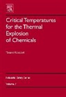 Takashi Kotoyori, Takashi (National Institute for Industri Kotoyori, Takashi (National Institute for Industrial Safety Kotoyori, KOTOYORI TAKASHI - Critical Temperatures for the Thermal Explosion of Chemicals