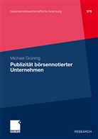 Michael Grüning - Publizität börsennotierter Unternehmen