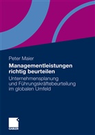 Pete Maier, Peter Maier - Managementleistungen richtig beurteilen
