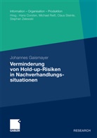 Johannes Gaismayer - Verminderung von Hold-up-Risiken in Nachverhandlungssituationen