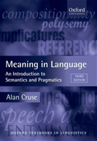Alan Cruse - Meaning in Language