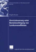Angela Kunow - Anreizsteuerung unter Berücksichtigung von Lernkurveneffekten