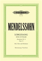 Felix Mendelssohn Bartholdy, Johanna Cornelis - Lobgesang (Symphonie Nr.2 ) op.52, Klavierauszug