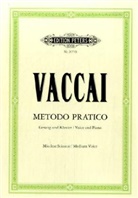 Nicola Vaccai - Metodo pratico di Canto italiano, Gesang und Klavier, mittlere Stimme