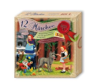 Jo Brauner, Kai Bronsema, Harald Eggers, Frido Meyer-Wolff, Harald Pages, … - Die Märchenbox - 12 Märchen, 5 Audio-CDs. Box.1