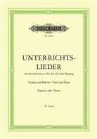 Paul Losse - Unterrichtslieder, Gesang u. Klavier (Losse), für hohe Stimme