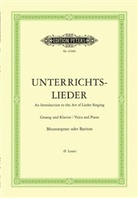 Paul Losse - Unterrichtslieder, Gesang u. Klavier (Losse), für mittlere Stimme