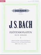 Johann S. Bach, Johann Sebastian Bach, Konrad Hampe - Sechs Sonaten für Flöte und Klavier - 1: Sonaten h-Moll BWV 1030, Es-Dur BWV1031, A-Dur BWV 1032, Flöte und Klavier