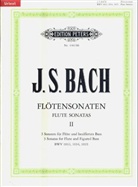Johann S. Bach, Johann Sebastian Bach, Konrad Hampe - Sechs Sonaten für Flöte und Klavier - 2: Sonaten BWV 1033 C-Dur, BWV 1034 e-Moll, 1035 E-Dur, Flöte und Klavier