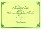 Johann S. Bach, Johann Sebastian Bach, Hermann Keller - Notenbüchlein für Anna Magdalena Bach, für Klavier