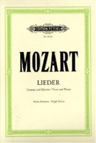 Wolfgang A. Mozart, Wolfgang Amadeus Mozart, Hans J. Moser, Hans Joachim Moser - Lieder für Gesang und Klavier, Hohe Stimme