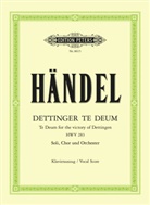 Georg Fr. Händel, Georg Friedrich Händel, Carl Eberhardt - Dettinger Te Deum, Klavierauszug