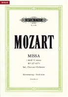 Wolfgang A. Mozart, Wolfgang Amadeus Mozart, Franz Beyer - Messe c-Moll KV 427 (Beyer), Klavierauszug
