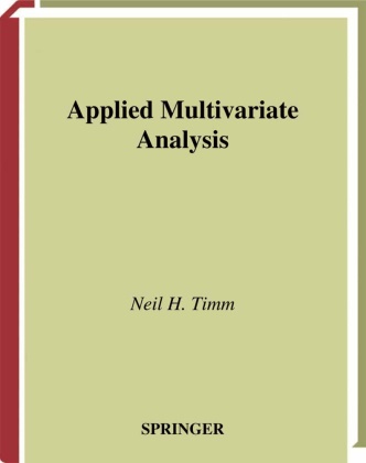 Neil H Timm, Neil H. Timm - Applied Multivariate Analysis
