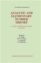 Krishnaswam Alladi, Krishnaswami Alladi, P D T Elliott, P D T a Elliott, P. D. T. A. Elliott, P.D.T.A. Elliott... - Analytic and Elementary Number Theory