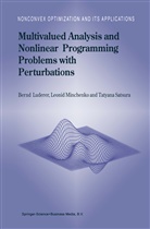 Luderer, B Luderer, B. Luderer, Bernd Luderer, Minchenko, L Minchenko... - Multivalued Analysis and Nonlinear Programming Problems with Perturbations
