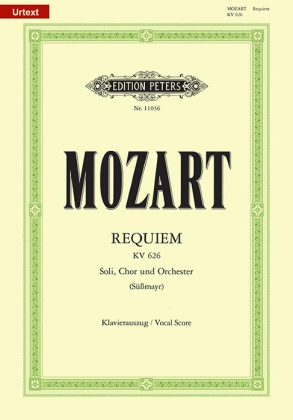 Wolfgang Amadeus Mozart, David Black, David I. Black - Requiem in D minor K626 (Vocal Score) - Urtext. Vervollständigt von Süßmayr. SmWV 105