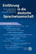 BERGMAN, Rol Bergmann, Rolf Bergmann, Paul, Pete Pauly, Peter Pauly... - Einführung in die deutsche Sprachwissenschaft