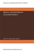 Galeotti, G. Galeotti, P Galeotti, P. Galeotti, Marrelli, Marrelli... - Design and Reform of Taxation Policy