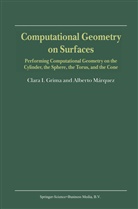 Clara Grima, Clara I Grima, Clara I. Grima, Alberto Marquez, Alberto Márquez - Computational Geometry on Surfaces