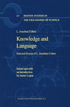 L Jonathan Cohen, L. Jonathan Cohen, Jame Logue, James Logue - Knowledge and Language