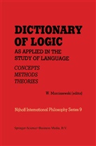 Marciszewski, W Marciszewski, W. Marciszewski, Witold Marciszewski - Dictionary of Logic as Applied in the Study of Language