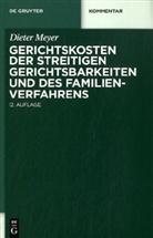 Dieter Meyer - Gerichtskosten der streitigen Gerichtsbarkeiten und des Familienverfahrens, Kommentar