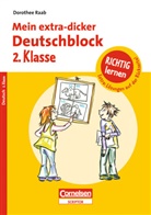 Dorothee Raab - Mein extra-dicker Deutschblock: 2. Klasse