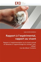 Saida Kacem.Marghli, Saida KACEM-MARGHLI, Kacem-Marghli-S - Rapport a l experimental, rapport