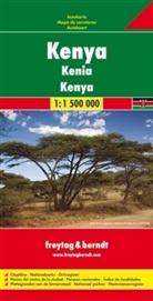 Freytag Berndt Autokarte: Freytag & Berndt Autokarte Kenya. Kenia