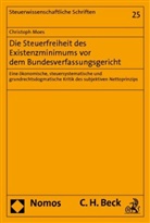 Christoph Moes - Die Steuerfreiheit des Existenzminimums vor dem Bundesverfassungsgericht