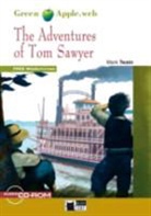 Stockton, Twain, Mark Twain, TWAIN NED 2011 A2, Twain/stockton - The Adventures of Tom Sawyer book/audio CD/CD-ROM