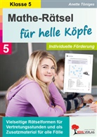 Anette Töniges - Mathe-Rätsel lösen: 5. Schuljahr