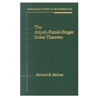Richard Melrose, Richard B. Melrose, Melrose Richard - The Atiyah-Patodi-Singer Index Theorem