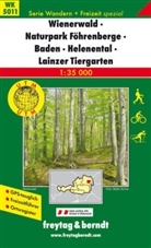 Freytag Berndt Wanderkarten: Freytag & Berndt Wander-, Rad- und Freizeitkarte Wienerwald, Naturpark Föhrenberge, Baden, Helenental, Lainzer Tiergarten