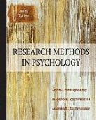 John Shaughnessy, John J. Shaughnessy, John/ Zechmeister Shaughnessy, Eugene Zechmeister, Eugene B. Zechmeister, Jeanne Zechmeister... - Research Methods in Psychology