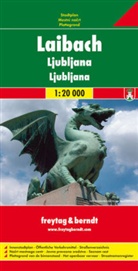 Freytag-Berndt und Artaria KG, Freytag-Bernd und Artaria KG - Freytag Berndt Stadtplan: Laibach - Ljubljana
