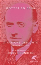 Gottfried Benn - Statische Gedichte