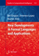 Gemma Bel-Enguix, Dolores Jiménez-López, M Dolores Jiménez-López, M Dolores Jiménez-López, M. Dolores Jiménez-López, Carlos Martin-Vide... - New Developments in Formal Languages and Applications