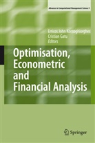 Gatu, Gatu, Cristian Gatu, Errico Kontoghiorghes, Erricos Kontoghiorghes, Erricos John Kontoghiorghes - Optimisation, Econometric and Financial Analysis