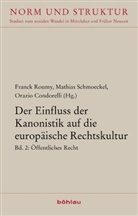 Orazio Condorelli, Orazio Herausgegeben von Condorelli, Franc Roumy, Franck Roumy, Mathia Schmoeckel, Mathias Schmoeckel - Der Einfluss der Kanonistik auf die europäische Rechtskultur - 2: Öffentliches Recht