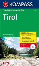 Kompass Großer Wander-Atlas Tirol, m. CD-ROM
