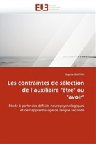 Sophie GRIFFINI, Griffini-S - Les contraintes de selection de l