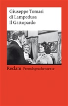 Giuseppe Tomasi di Lampedusa, TOMASI DI LAMPEDUSA, Giuseppe Tomasi di Lampedusa, Kersti Marfordt, Kerstin Marfordt - Il Gattopardo. Italienischer Text mit deutschen Worterklärungen. C1 (GER)